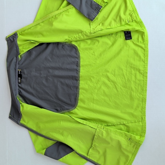 Under Armour Loose Zip Up Lightweight Windbreaker Jacket YMD Youth Medium - Picture 14 of 16